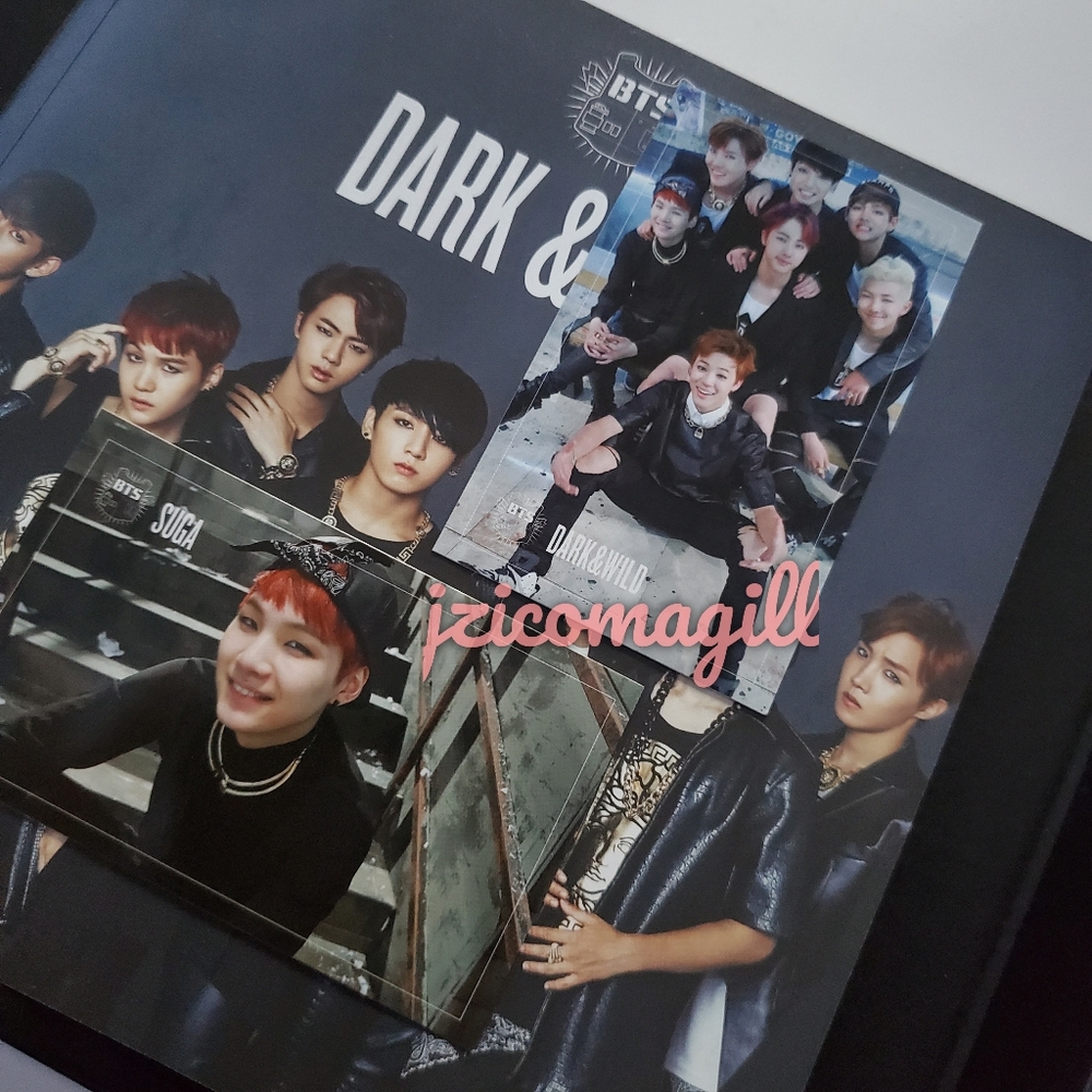 BTS Dark & Wild Album w/ Yoongi and OT7 pc's